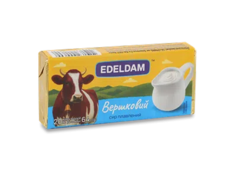 Сыр плавленый Edeldam Сливочный 20% 64г