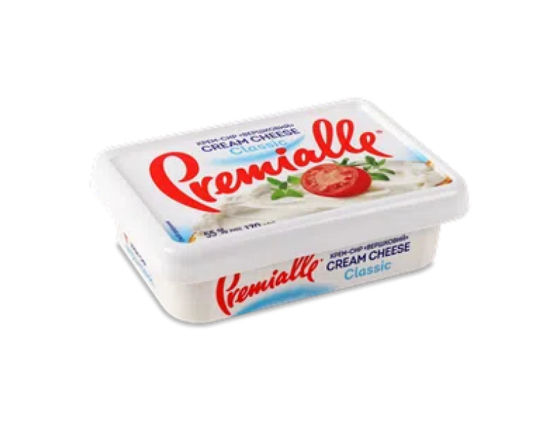 Крем-сыр Premialle Classic Сливочный 55% 170г