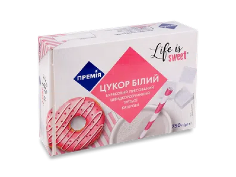 Сахар «Полная Чаша»® белый прессованный быстрорастворимый 750г