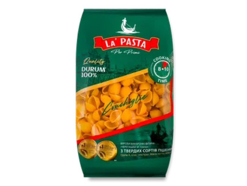 Изделия макаронные La Pasta ракушки 400г