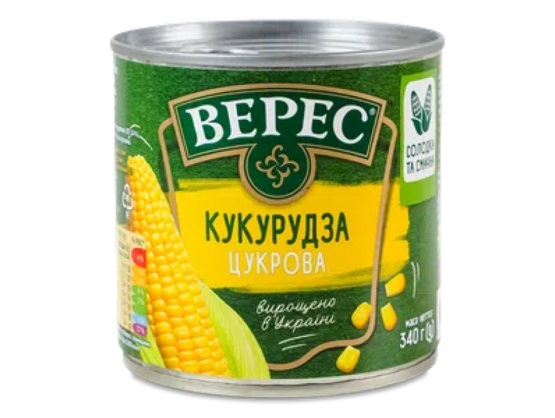 Кукуруза «Верес» сахарная 340г
