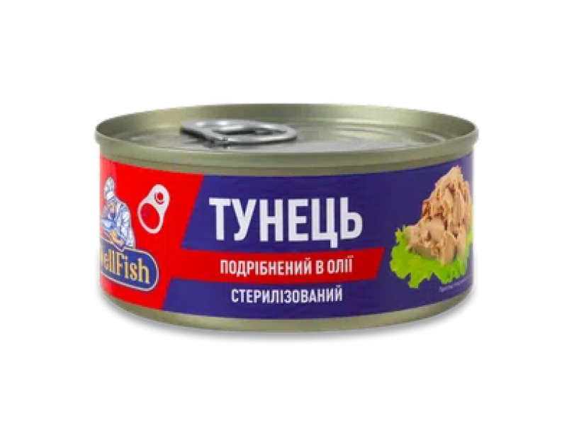 Тунец WellFish измельченный в масле 160г