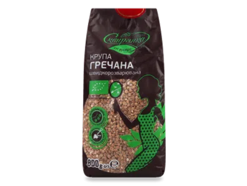 Крупа «Сквирянка» гречневая Organik 800г