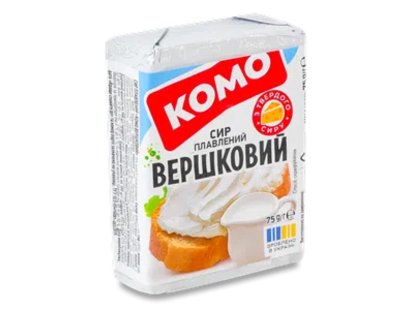 Сыр плавленый Комо сливочный 35% 75г