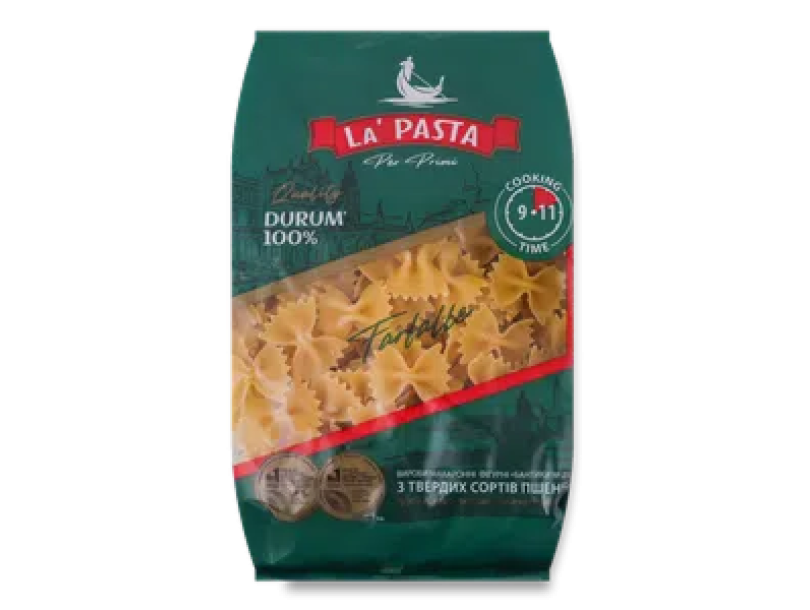 Изделия макаронные La Pasta бантики 400г.