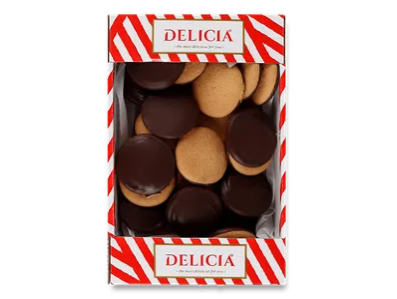 Печенье Delicia со вкусом вишни сдобное 0,3 кг