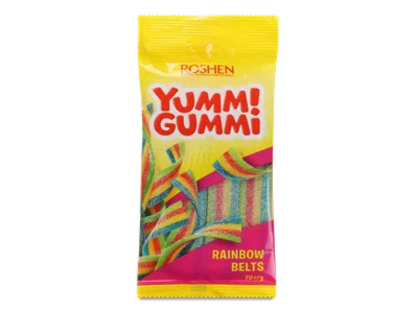 Конфеты Roshen Yummi Gummi Sour Belts 70г