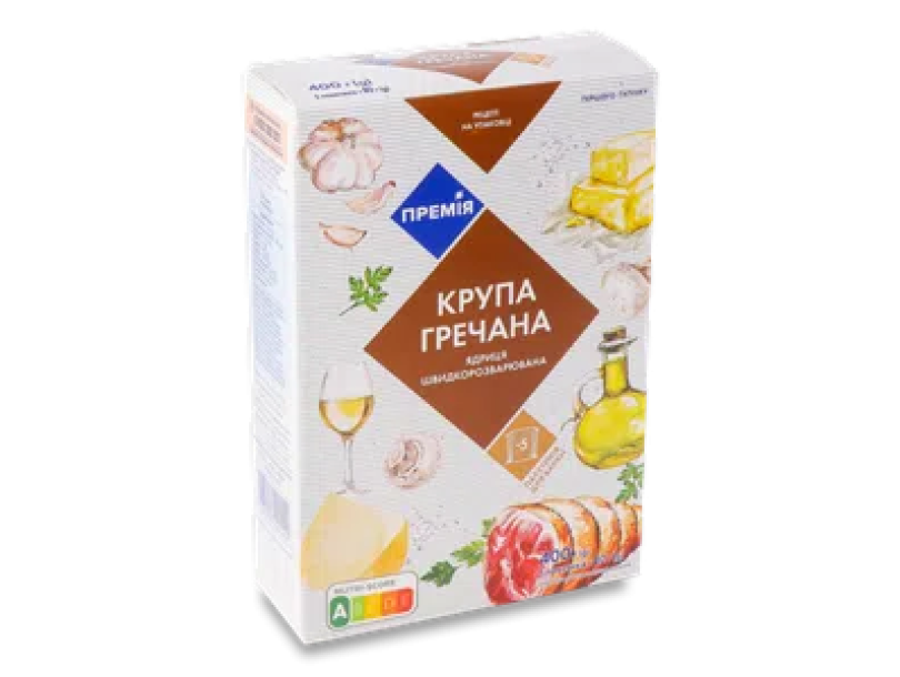 Крупа гречневая «Премия»® 5*80г/уп