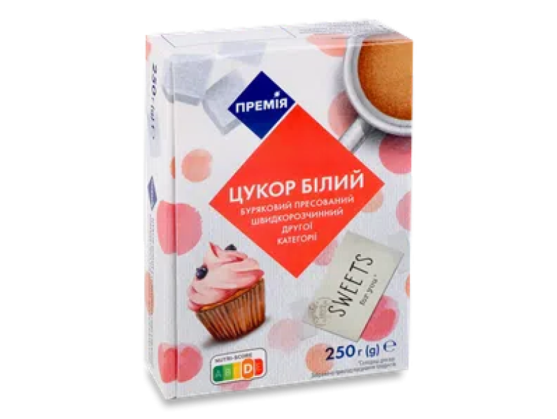 Сахар «Премия»® белый прессованный быстрорастворимый 250г