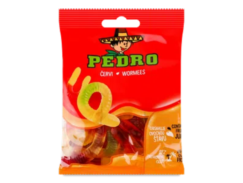 Конфеты Pedro «Червячки» жевательные 80г