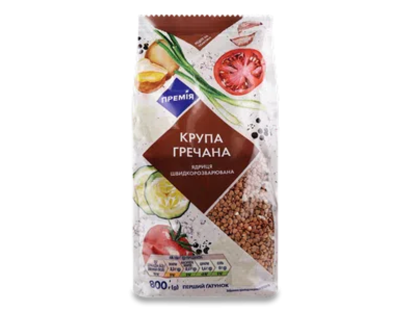 Крупа гречневая «Премия»® ядрица быстроразвариваемая 0,8 кг