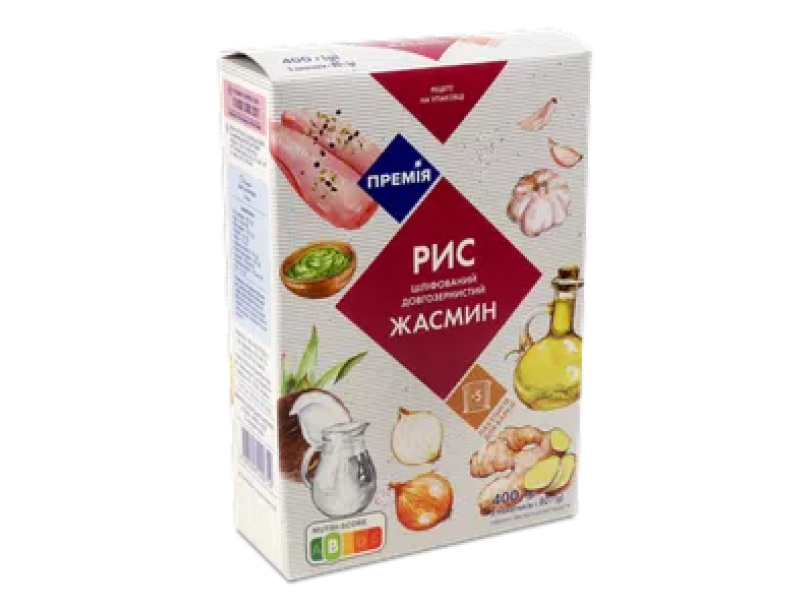 Рис «Премия»® Жасмин шлифованный длиннозернистый 5*80г