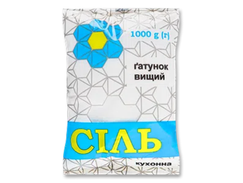 Соль поваренная пищевая 1000г