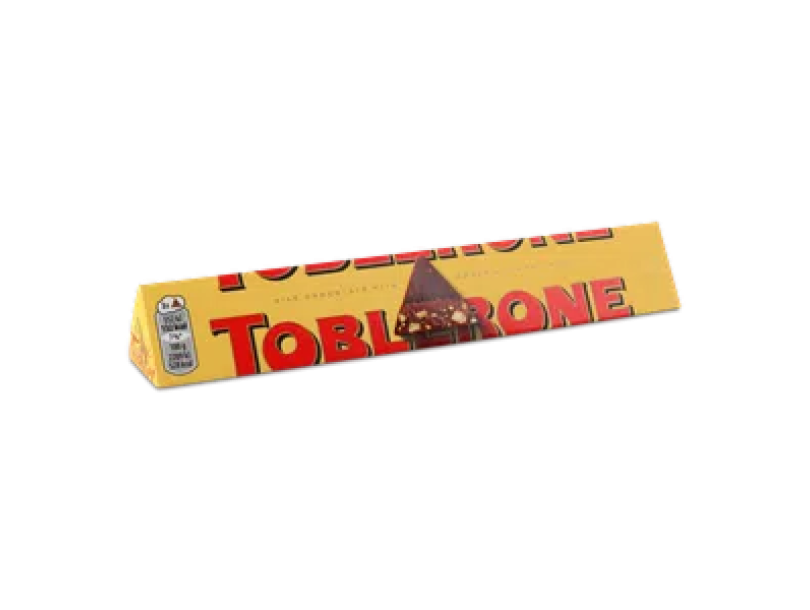 Шоколад молочный Toblerone с нугой из меда и миндаля 100г