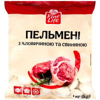 Пельмени Fine Life с говядиной и свининой 1кг