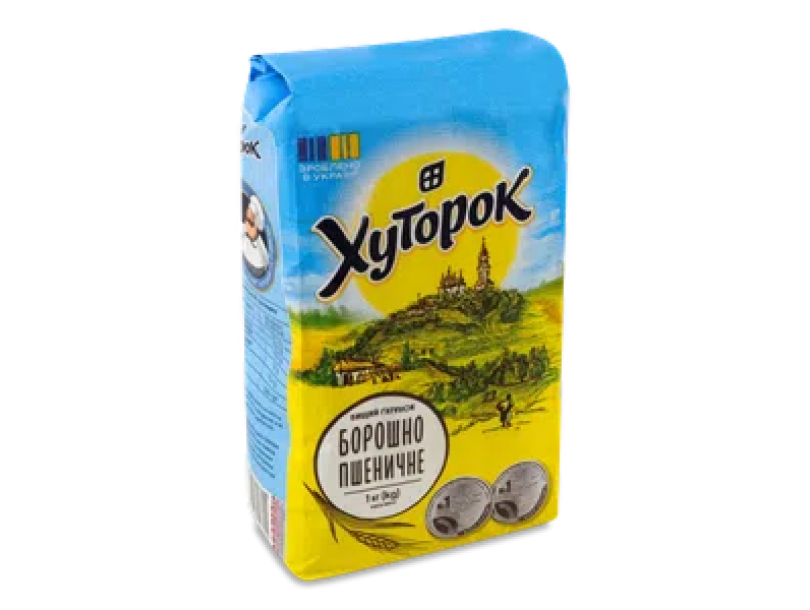 Мука «Хуторок» пшеничная 1кг
