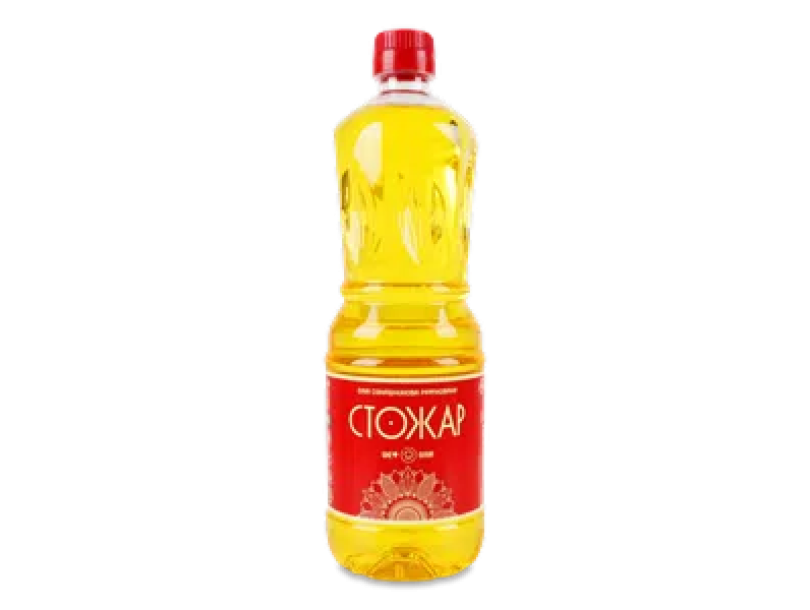 Масло «СтоЖар» подсолнечное рафинированное 0,85л.