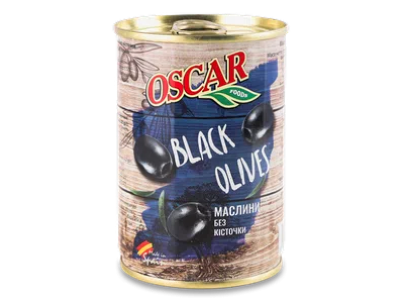 Маслины Oscar без косточки с/б 280г