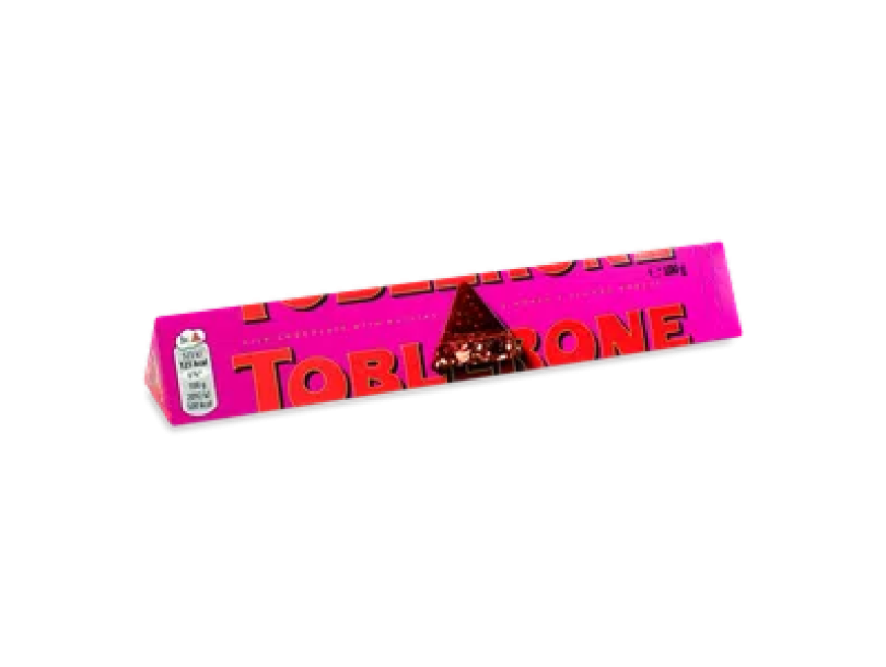 Шоколад молочный Toblerone с изюмом и нугой из меда и миндаля 100г