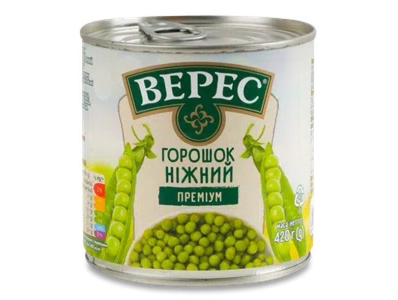 Горошек Вереск зеленый премиум нежный 420г